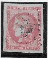 France N°49 - Oblitéré - 1 Point De Pelurage Sinon TB - 1870 Ausgabe Bordeaux