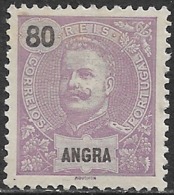 Angra – 1897 King Carlos 80 Réis - Angra