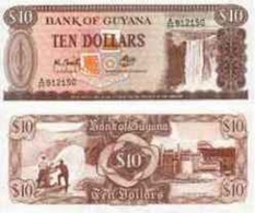 Guyana 10 Dollars (1966-92) P-23 UNC - Guyana