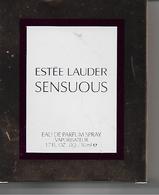 BOITE EAU DE  TOILETTE  ESTEE LAUDER  50 ML SENSUOUS - Ohne Zuordnung