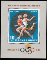 1968 MEXICO CITY OLYMPIC MNH   MINATURE SHEET  FROM HUNGARY/SPORTS/MEDAL WINNERS/ATHLETICS - Zomer 1968: Mexico-City