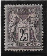 France N°97 - Neuf * Avec Charnière - TB - 1876-1898 Sage (Type II)