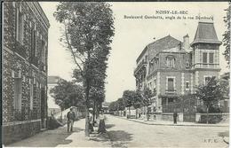 Delcampe - Seine St Denis : Noisy Le Sec, Boulevard Gambetta, Angle De La Rue Dombasle - Noisy Le Sec