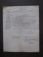 ADMINISTRATION DOMAINES / BONS RECUS DOCUMENTS PERIODE REVOLUTION ASSIGNAT - Assignats & Mandats Territoriaux