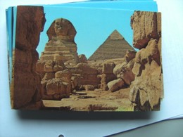 Egypte Egypt Giza Sphinx And Khefreh Pyramid Nice View - Sphynx