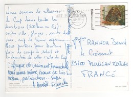 Timbre , Stamp " Panthère " Sur Cp , Carte , Postcard De 2004 - Cartas & Documentos