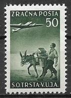 TRIESTE ZONA B  1949 POSTA AEREA SOGGETTI VARI SASS.  8 MNH XF - Mint/hinged