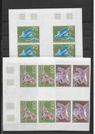 POLYNESIE - SERIE COMPLETE AERIENS YVERT N° 89/91 NON DENTELES EN BLOC De 4 COIN DE FEUILLE  ** - Imperforates, Proofs & Errors