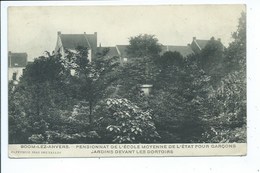 Boom Pensionnat De L'Ecole Moyenne Pour Garçons Jardin Devant Les Dortoirs - Boom