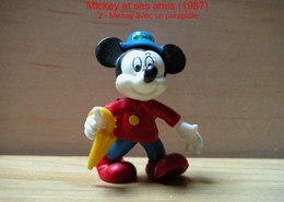 Kinder 1987 : Mickey Avec Un Parapluie "Mickey & Ses Amis" - Cartoons