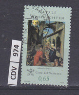 VATICANO    2008	Natale 0,65 Usato - Used Stamps
