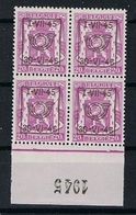 Belgie OCB 542 (**) In Blok Van 4. - Typo Precancels 1936-51 (Small Seal Of The State)