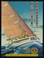 Delcampe - Rare //Etiquette De Vin // Bateaux à Voiles //  Rosé Du Valais Whitbread Round The World Race 1989/90 - Sailboats & Sailing Vessels