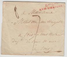 LSC MARQUES D'ARMEES - LSC - BAU GAL ARM. D'HANOVRE - Rge - Sans Date - TB - Army Postmarks (before 1900)