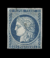 * EMISSION CERES 1849 - * - N°4a - Filet Inf. Effleuré - Clair - 1849-1850 Ceres