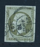 O NAPOLEON NON DENTELE - O - N°11 Obl Càd Type 17 - TB/SUP - 1853-1860 Napoléon III