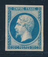 * NAPOLEON NON DENTELE - * - N°14A - Gomme Lég. Jaunie - Comme ** - TB - 1853-1860 Napoleone III