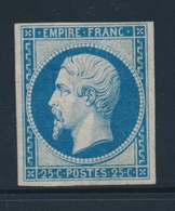 * NAPOLEON NON DENTELE - * - N°15c - Réimpression Du 25c Bleu - TB - 1853-1860 Napoléon III.
