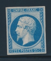 * NAPOLEON NON DENTELE - * - N°15c - Réimpression Du 25c Bleu - TB - 1853-1860 Napoléon III.