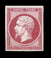 * NAPOLEON NON DENTELE - * - N°17B - 80c Rose - Comme ** - TB - 1853-1860 Napoléon III.