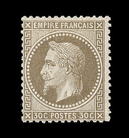 * NAPOLEON LAURE - * - N°30 - 30c Brun Foncé - Signé Calves - TB - 1863-1870 Napoléon III. Laure