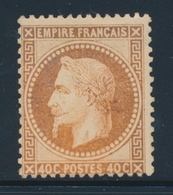 * NAPOLEON LAURE - * - N°31 - 40c Orange - Couleur Oxydée - Signé Calves -  TB - 1863-1870 Napoleon III With Laurels