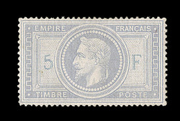 * NAPOLEON LAURE - * - N°33 - 5F Empire - Comme ** - TB - 1863-1870 Napoleon III Gelauwerd