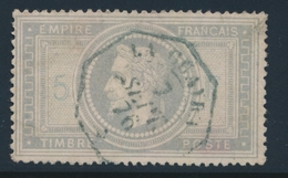 O NAPOLEON LAURE - O - N°33 - Obl. Bleue - Replaqué - Asp. TB - 1863-1870 Napoléon III Lauré