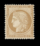 * SIEGE DE PARIS (1870) - * - N°36 - 10c Bistre Jaune -   TB - 1870 Siège De Paris