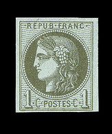 ** EMISSION DE BORDEAUX  - ** - N°39A - Report 1 -  Superbe - 1870 Bordeaux Printing
