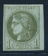 * EMISSION DE BORDEAUX  - * - N°39C - Report 3 - Bdf - TB - 1870 Bordeaux Printing