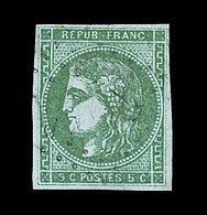 O EMISSION DE BORDEAUX  - O - N°42Bb - Vert émeraude Foncé -  TB - 1870 Ausgabe Bordeaux
