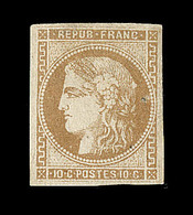 * EMISSION DE BORDEAUX  - * - N°43A - Tâche Blanche Derrière La Tête - TB - 1870 Bordeaux Printing