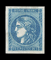 * EMISSION DE BORDEAUX  - * - N°45C - Report 3 - Signé A. Brun - Belles Marges - TB - 1870 Ausgabe Bordeaux