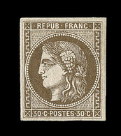 * EMISSION DE BORDEAUX  - * - N°47 - 30c Brun - TB - 1870 Ausgabe Bordeaux