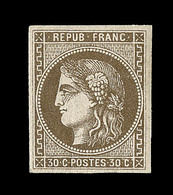 * EMISSION DE BORDEAUX  - * - N°47 - 30c Brun - TB - 1870 Emission De Bordeaux