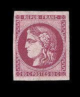 * EMISSION DE BORDEAUX  - * - N°49b - Rose Vif - TB - 1870 Emission De Bordeaux