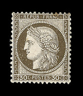 * CERES III ème REPUBLIQUE - * - N°56a - 30c Brun Foncé - TB - 1871-1875 Ceres