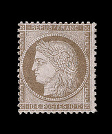 ** CERES III ème REPUBLIQUE - ** - N°58 - 10c Brun S/rose - TB - 1871-1875 Cérès