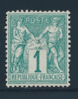 (**) TYPE SAGE - (**) - N°61 - 1c Vert -TB - Standard Postcards & Stamped On Demand (before 1995)