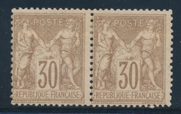 ** TYPE SAGE - ** - N°69 - Paire - 30c Brun - TB - Standard Postcards & Stamped On Demand (before 1995)