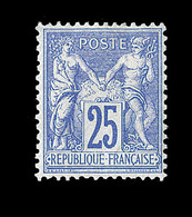 * TYPE SAGE - * - N°78 - 25c Outremer - Charn. Marquée - Sinon TB - Cartes Postales Types Et TSC (avant 1995)