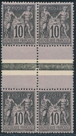 **/* TYPE SAGE - **/* - N°103b - 2 Paires Se Tenant - Signé - TB - Cartes Postales Types Et TSC (avant 1995)