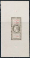 (*) ESSAIS - (*) - N°33 - Type Fiscal - Ep. En Gris - Surch. 14000 à 15000 / 7F50c - TB - Unused Stamps