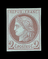 (*) ESSAIS - (*) - N°51 - 2c Brun S/azuré - ND - TB - Nuovi