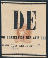 F OBLITERATIONS TYPOGRAPHIQUES - F - N°40Bb - Report 2 - Marron - Signé Weid/G. Bühler - TB/SUP - Autres & Non Classés