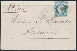 L Emission IIIème République Sur Lettre - L - N°60A - Obl. ASNA + T18 Versailles Assemblée Nationale - 19/9/71 - Pour Du - 1849-1876: Classic Period