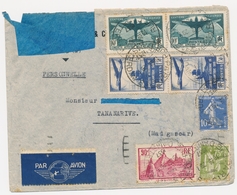 L PERIODE SEMI-MODERNE - L - N°320/21 En Paire + N°279, 284A, 290 - S/pli Du 29/1/1937 Pour Madagascar - B/TB - Unused Stamps