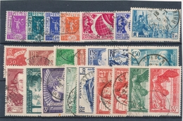O PERIODE SEMI-MODERNE - O - N°322/42, 354/55 - 23 T. Obl. Càd - B/TB - Unused Stamps