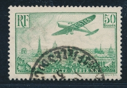 O POSTE AERIENNE - O - N°14 - 50F Vert Jaune - TB - 1927-1959 Ungebraucht